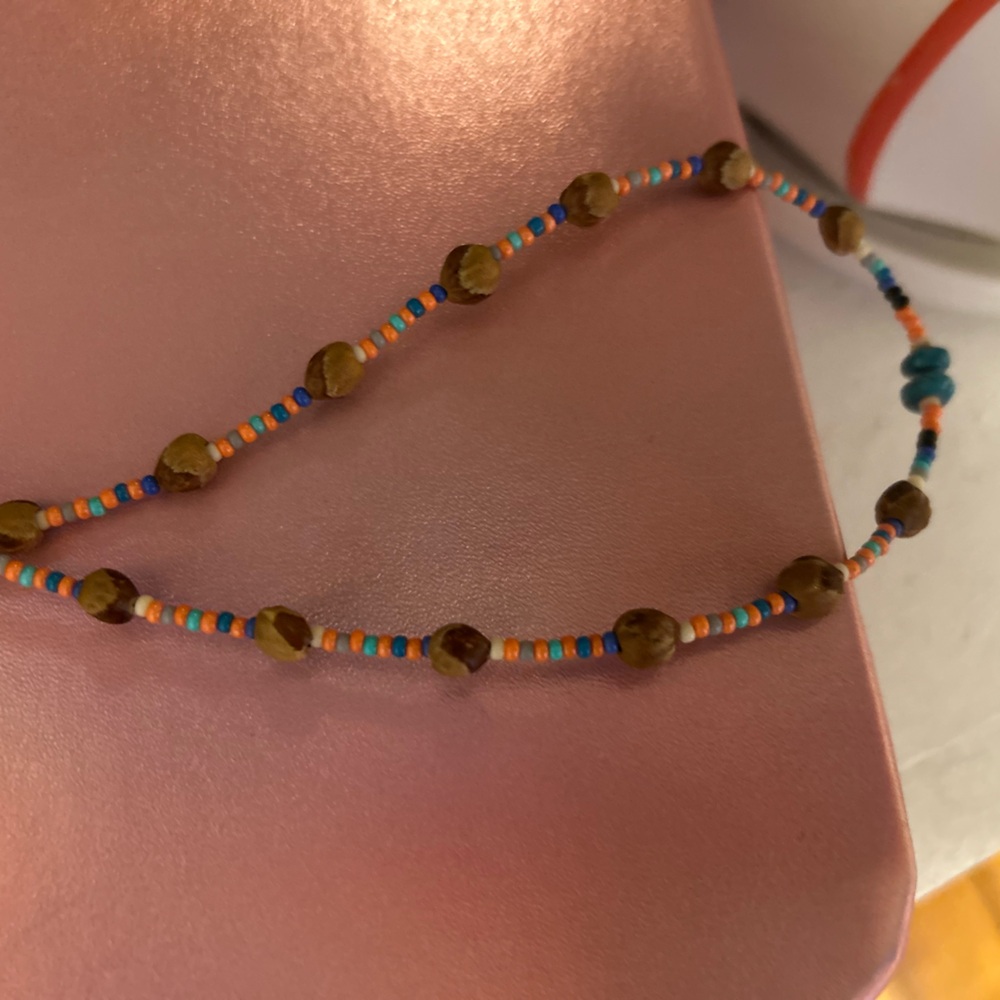 Colorful Beaded Drop Necklace 🌈 - Picture 5 of 5